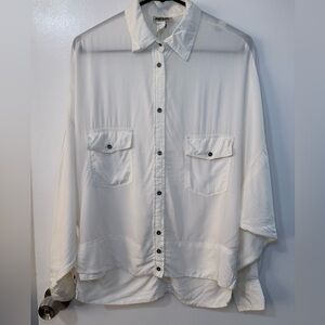 Diesel Women’s Oversized Button Up Rayon